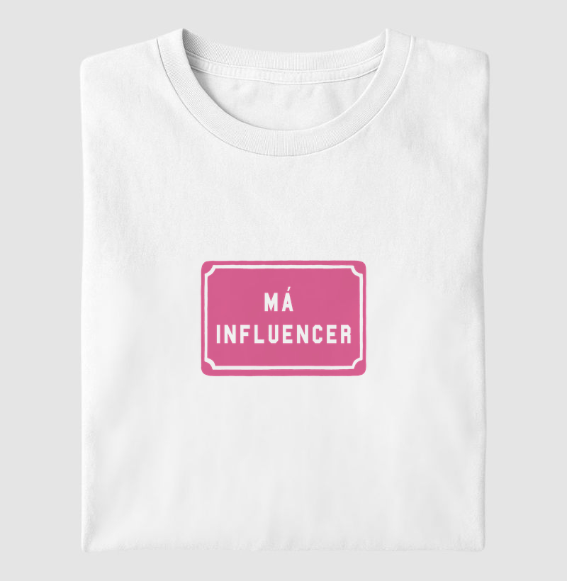 Má Influencer Plaquinha