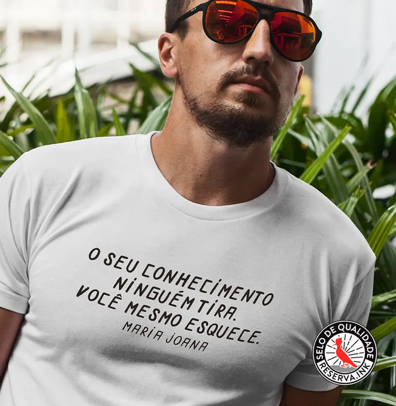 Camiseta Conhecimento