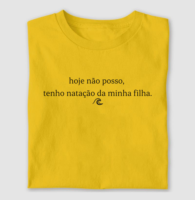 Hoje não posso, tenho natação da minha filha