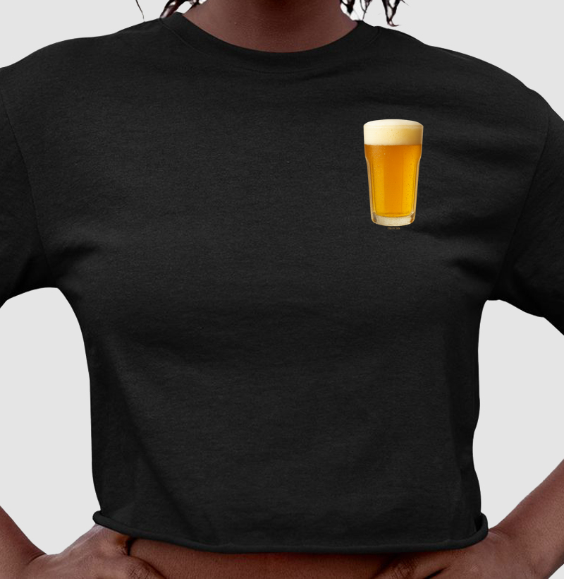 Cerveja no copo americano