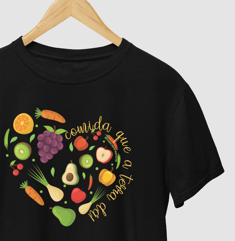 T-shirt Comida que a terra dá!