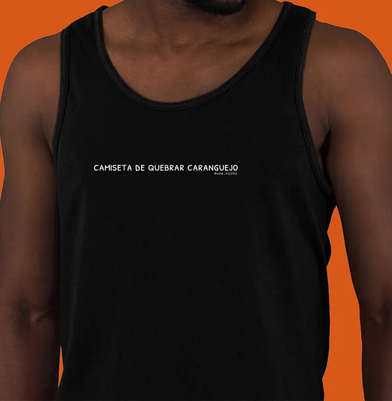 Camiseta de quebrar caranguejo