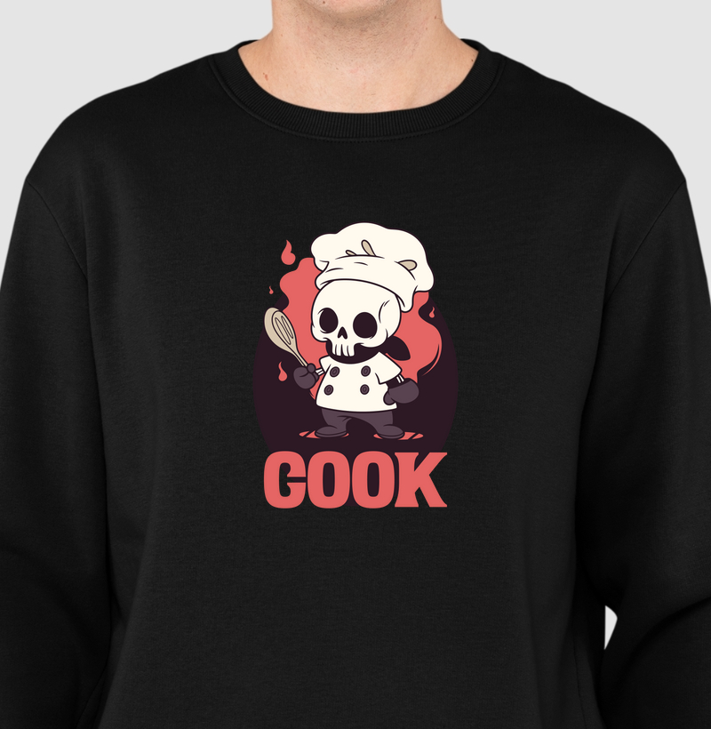 Cook: Moletom Slim - Feito para Quem Vive a Arte da Culinária