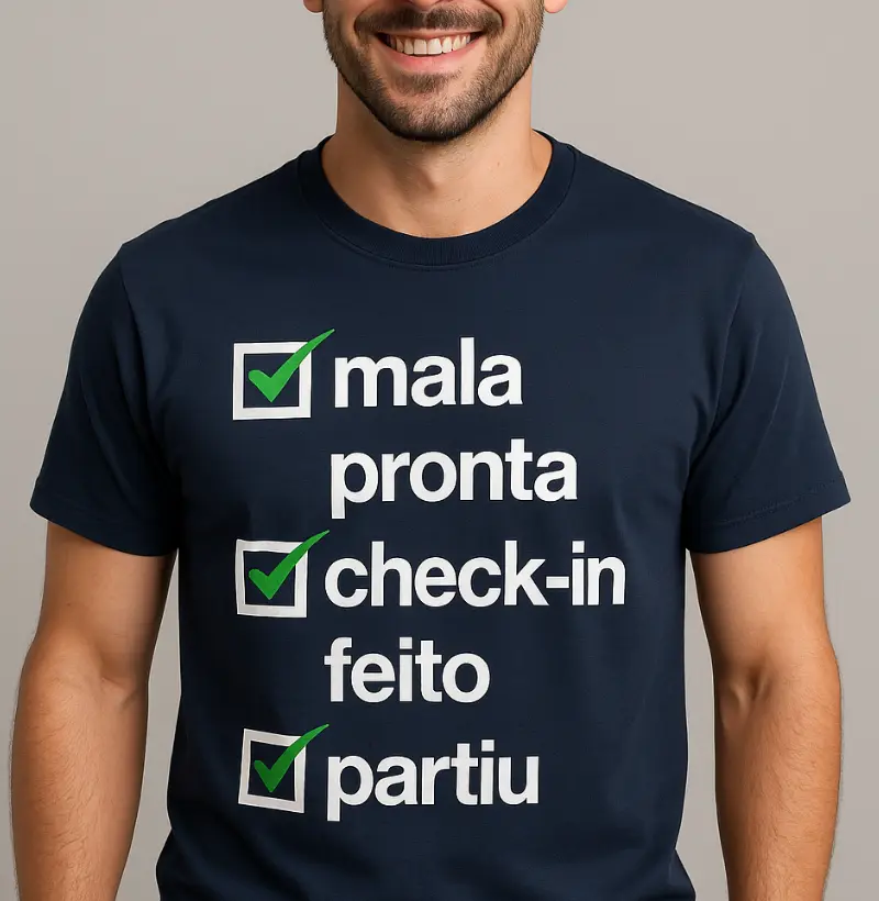 Mala pronta & Check-in feito
