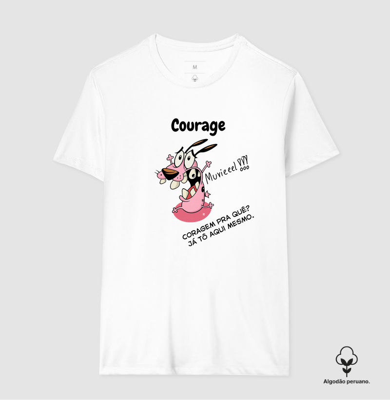 Camiseta Algodão Peruano Courage