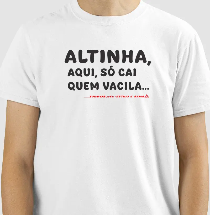 CAMISETA RESERVA.INK MASCULINA E FEMININA TRIBOS.etc MINIMALISTA, ALTINHA, AQUI SÓ CAI, QUEM VACILA...