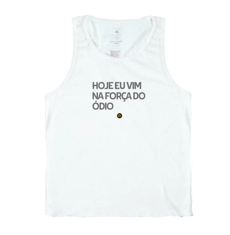 Camiseta NA FORÇA DO ÓDIO.