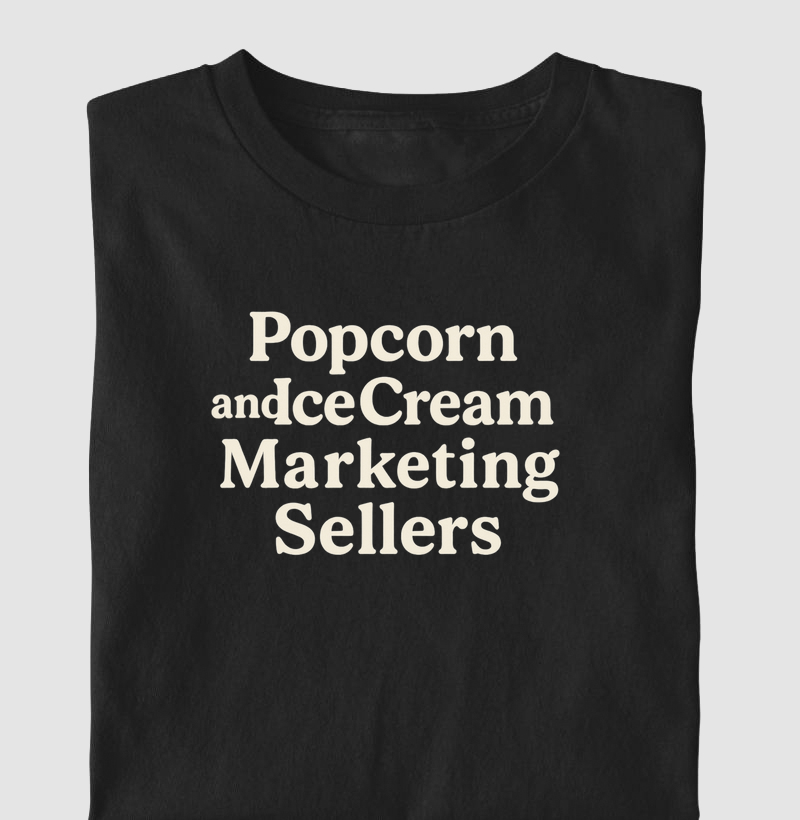Popcorn and Ice Cream Marketing Sellers 