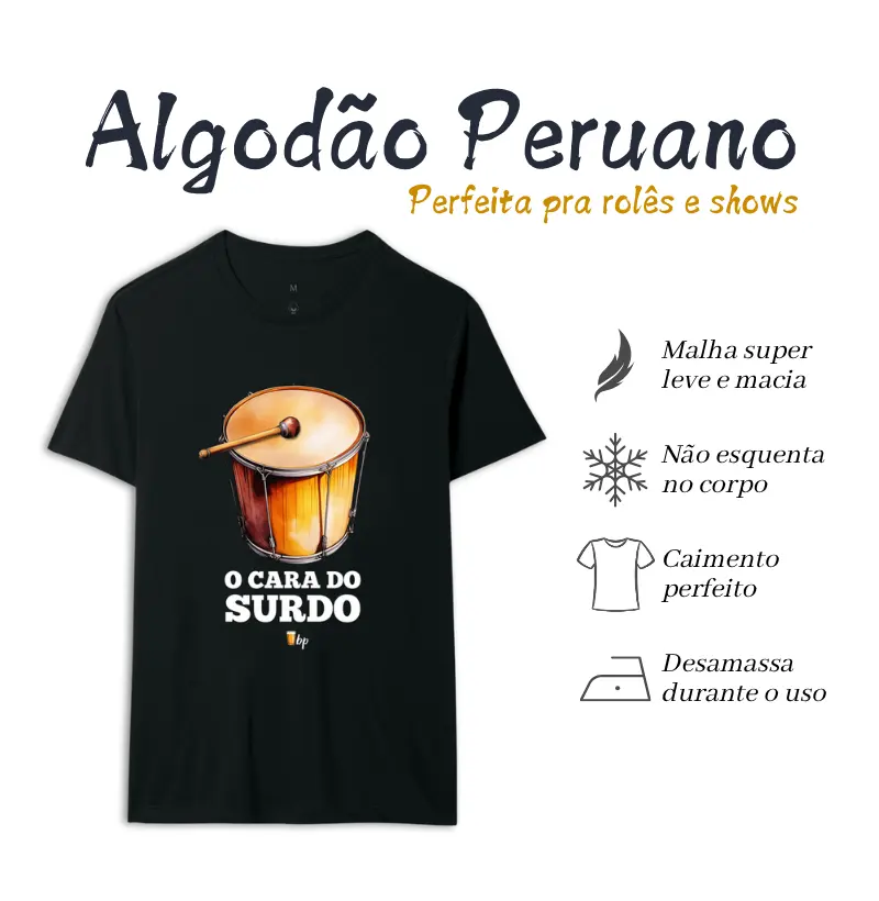 O cara do surdo - com o surdo