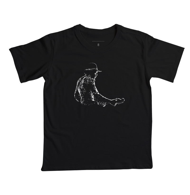 Left Handed Guitar God Silhouette