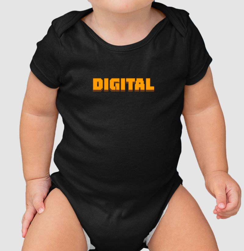 Digital Pixel: Body Infantil - O Estilo Tecnológico que Marca Presença