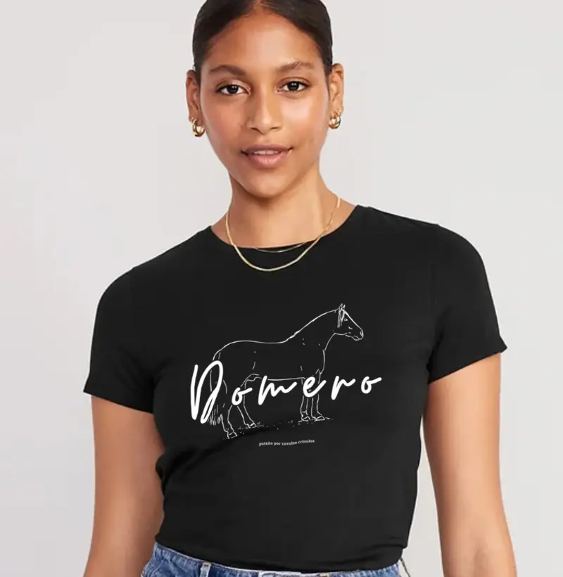 camiseta feminina / domero crioulo