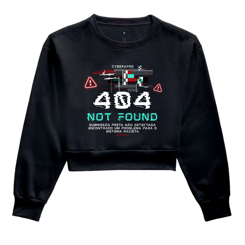 Cropped Moletom Not Found