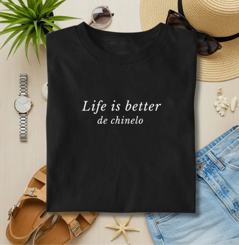 Life is better de chinelo