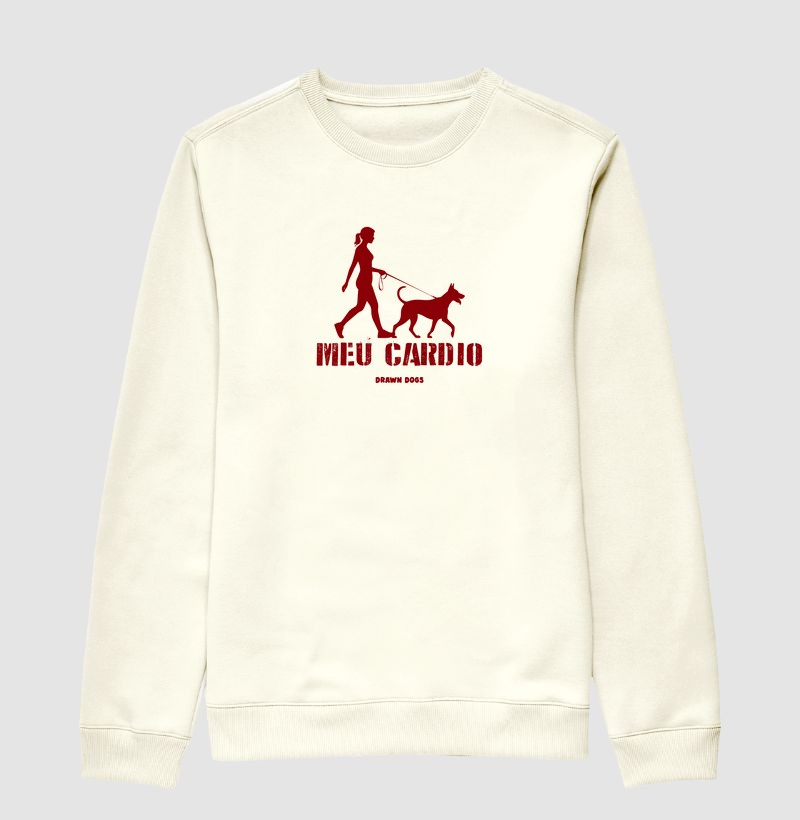 Meu cardio - mulher e cachorro