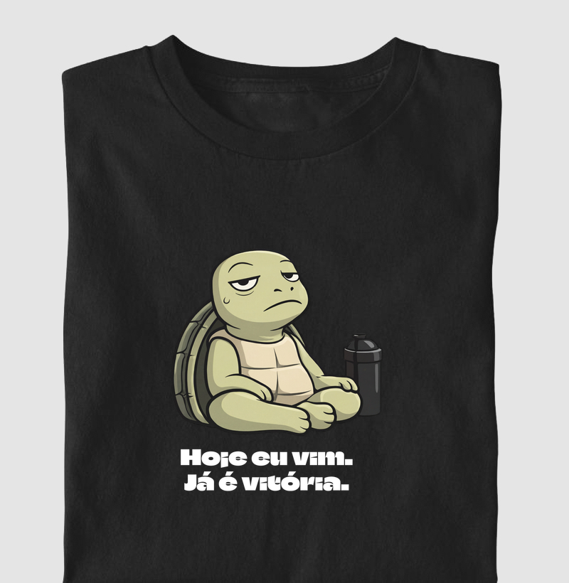 Hoje eu vim. Já é vitória.