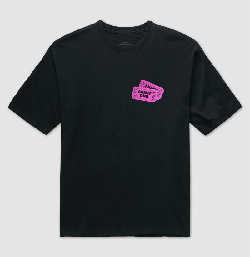 Camiseta Oversized Admit One