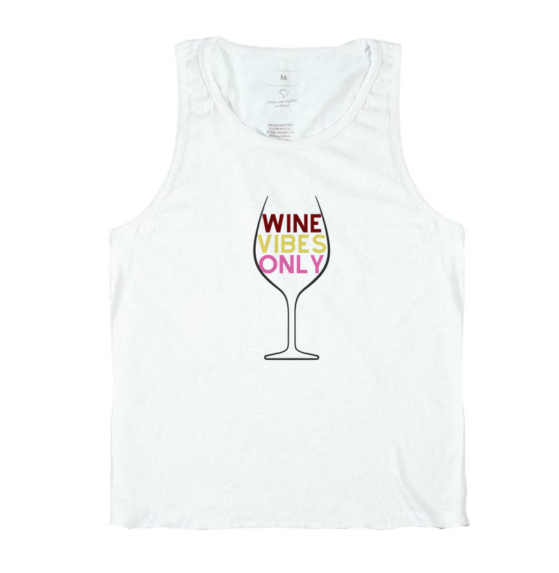 Wine Vibes Only na taça