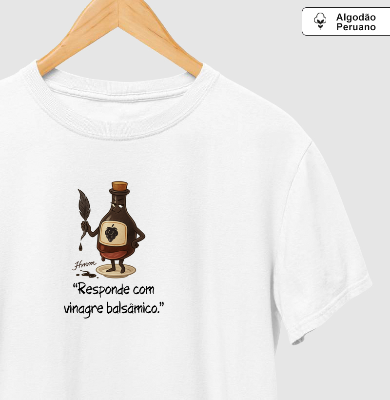 Responde com vinagre balsâmico.