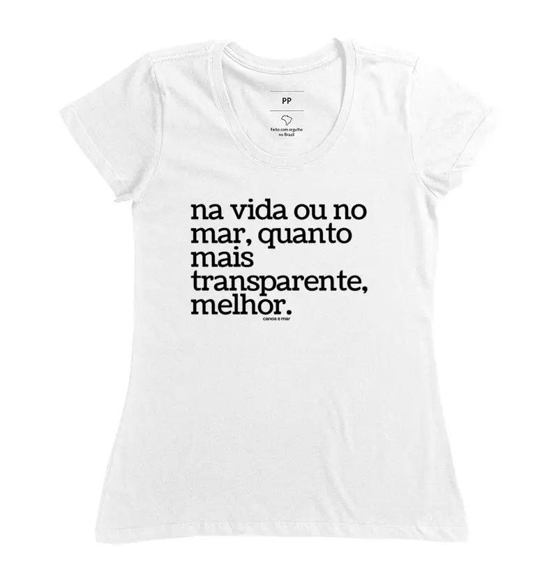 Na Vida, Ou No Mar Quanto Mais Transparente, Melhor.