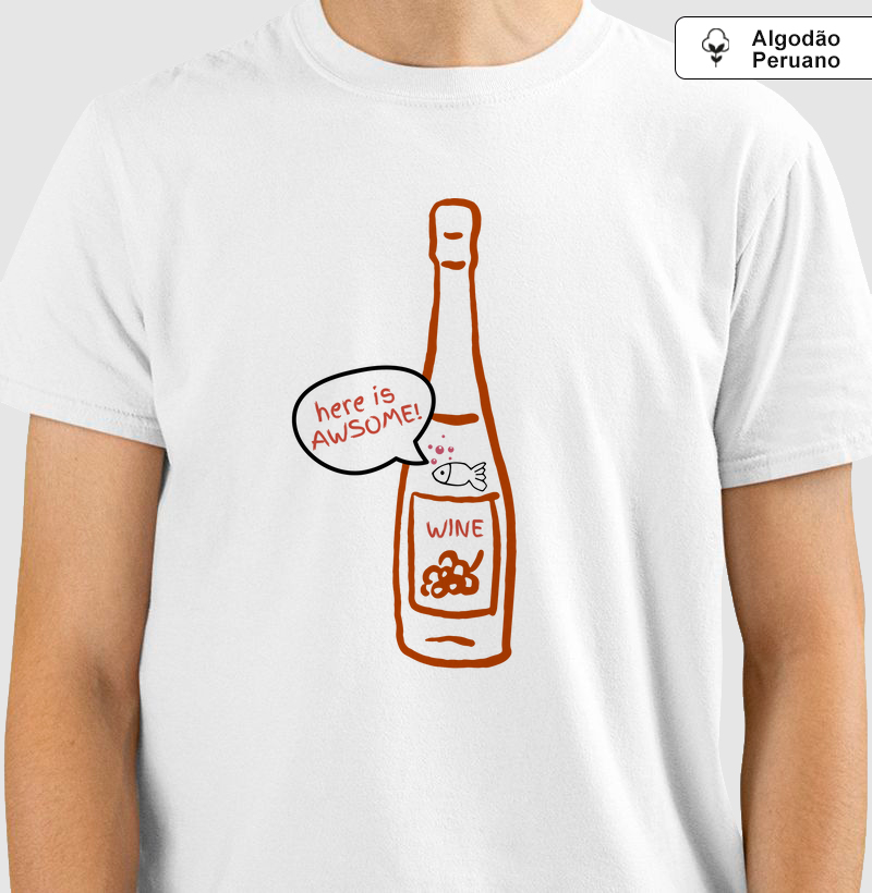 Fora d’Água, Dentro do Vinho - Algodão Peruano