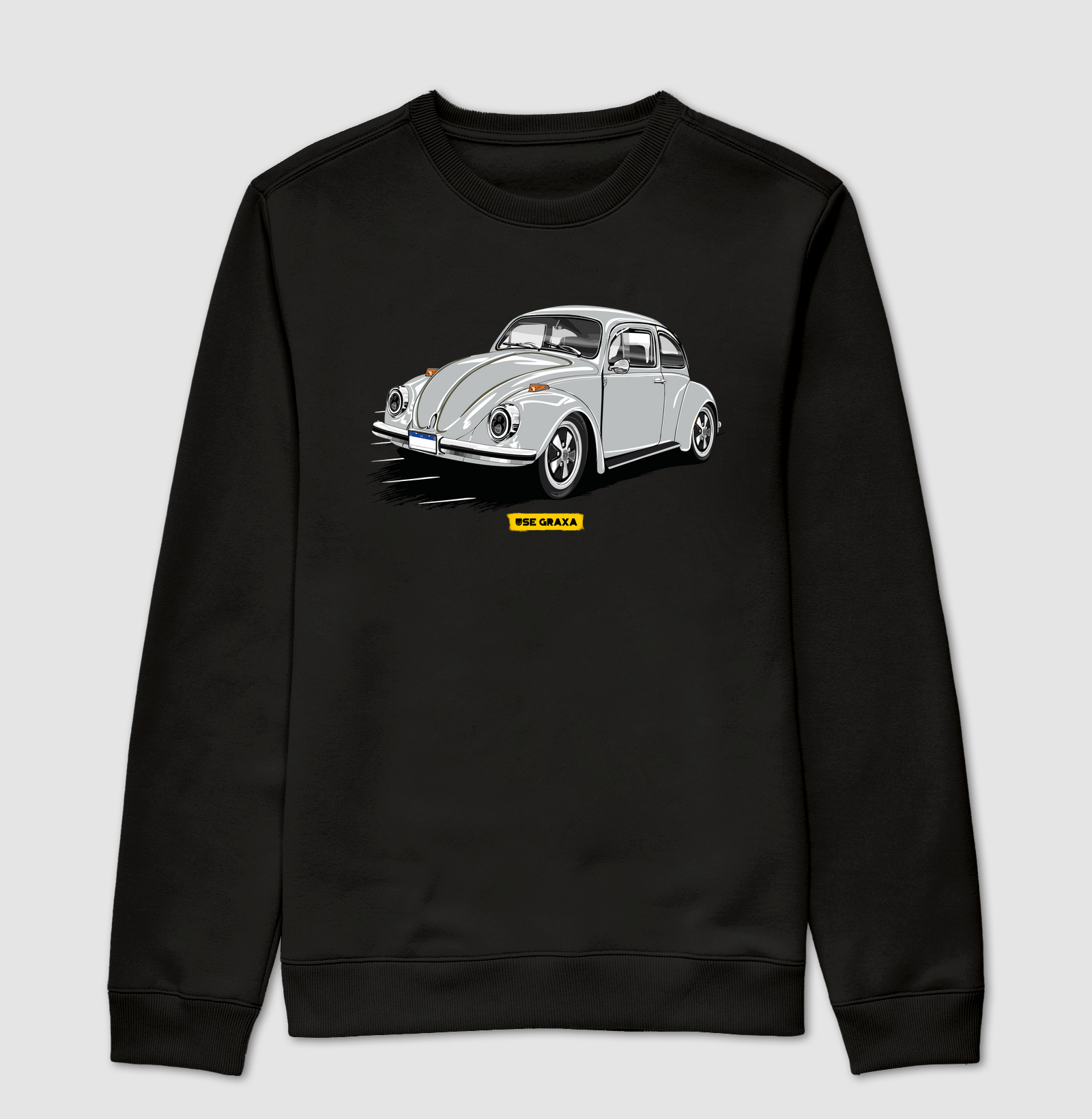 Fusca Cinza Prata