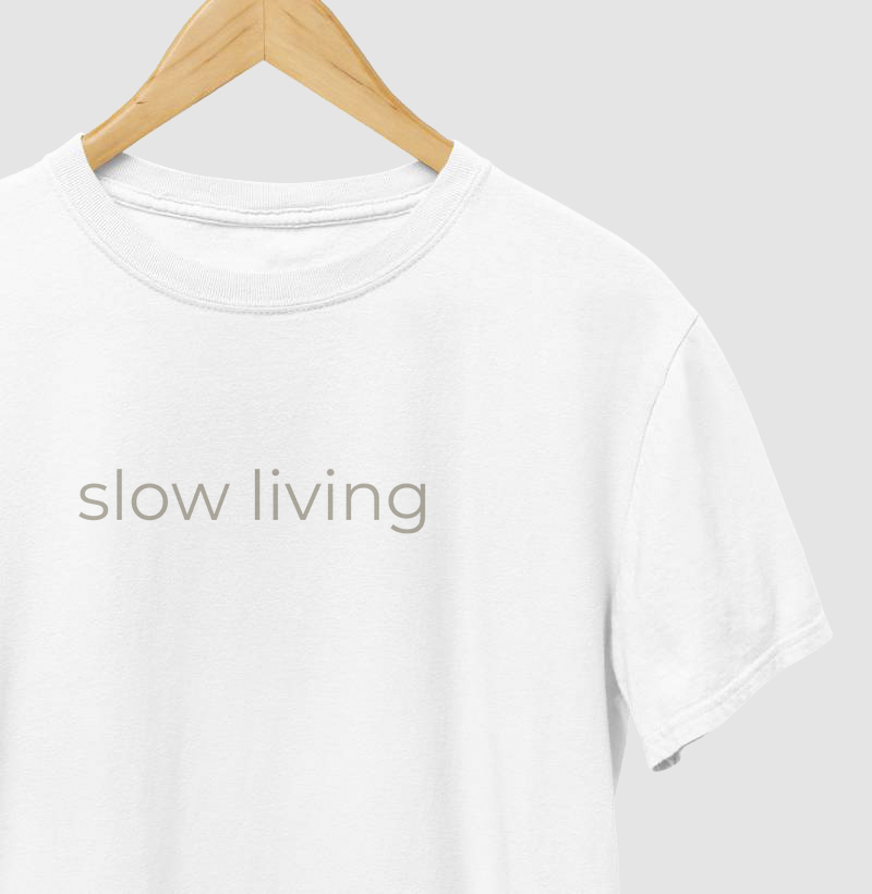 Slow Living - camiseta masculina