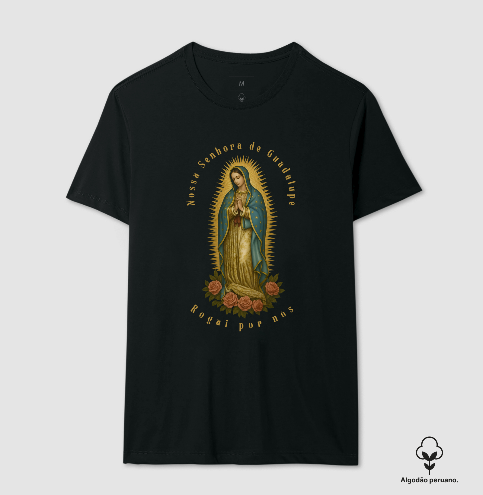 Camiseta - Nossa Senhora de Guadalupe - Rogai por nós