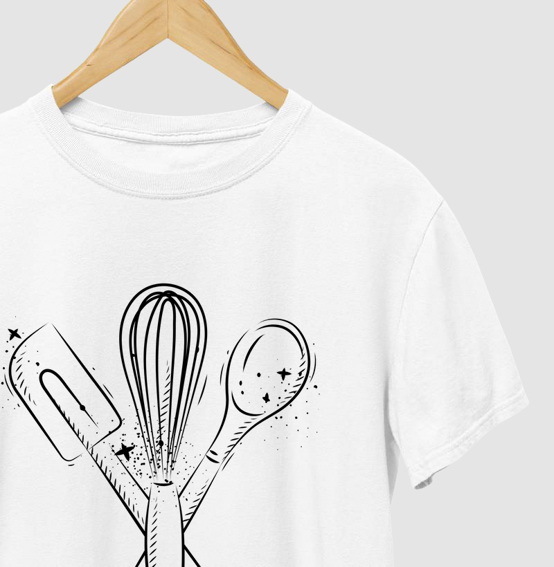 T-shirt Utensílios