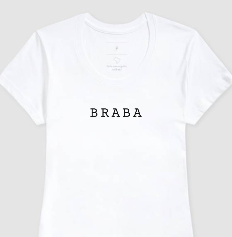 Camiseta Braba Minimalista