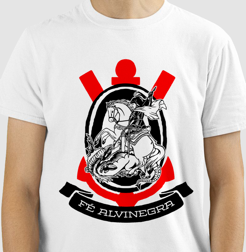 Camiseta São Jorge - Fé Alvinegra