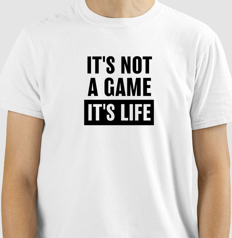 IT'S NOT A GAME