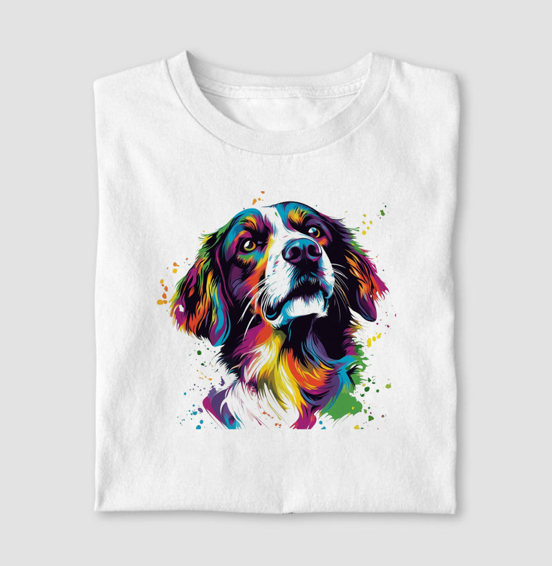 Cachorro colors aquarela