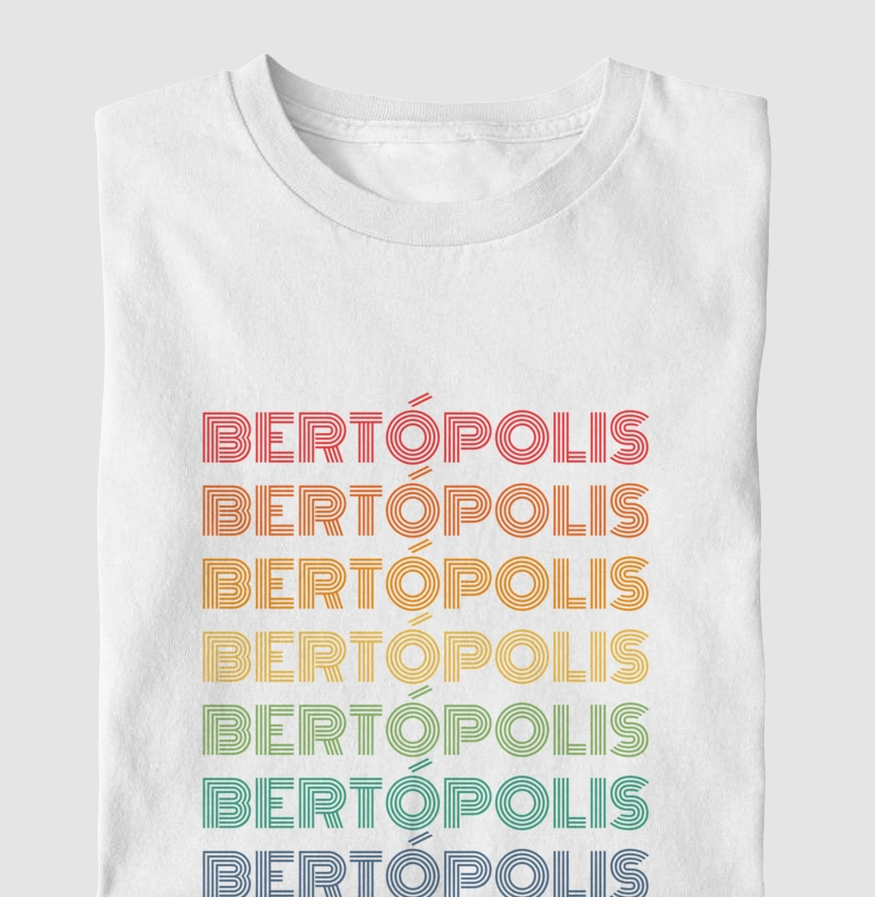 Bertópolis Letreiro Retrô