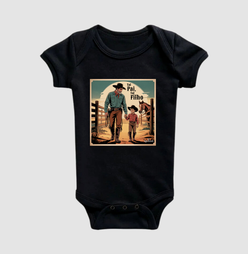 Camiseta Algodão - Tal Pai Tal Filho