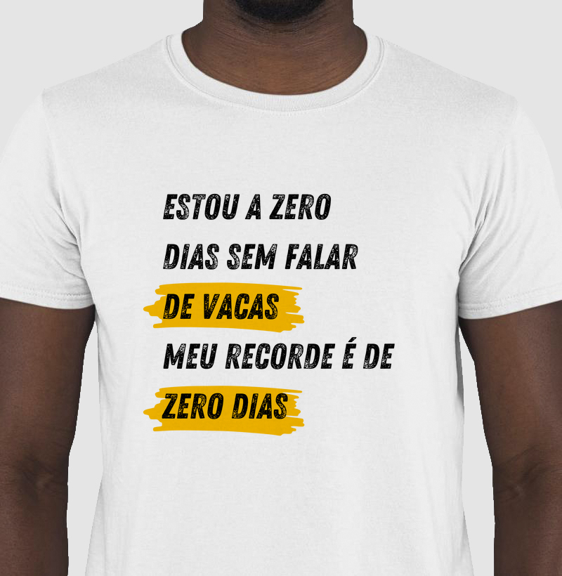 Estou a zero dias sem falar de vacas