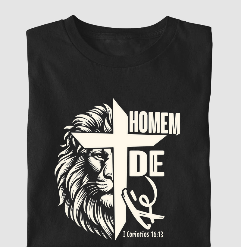 Camiseta Homem de Fé