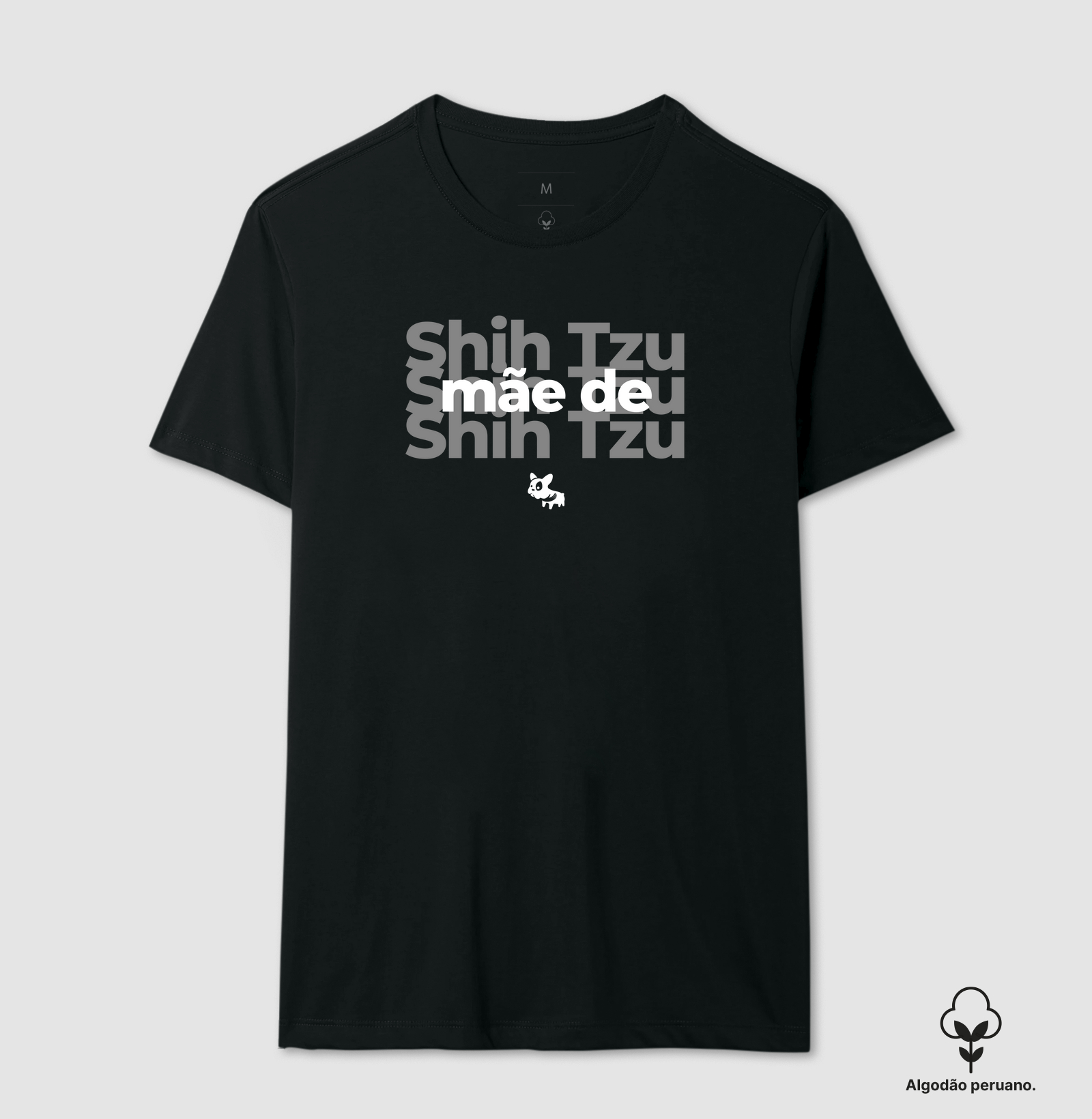 Camiseta Pai e Mãe de Shih Tzu