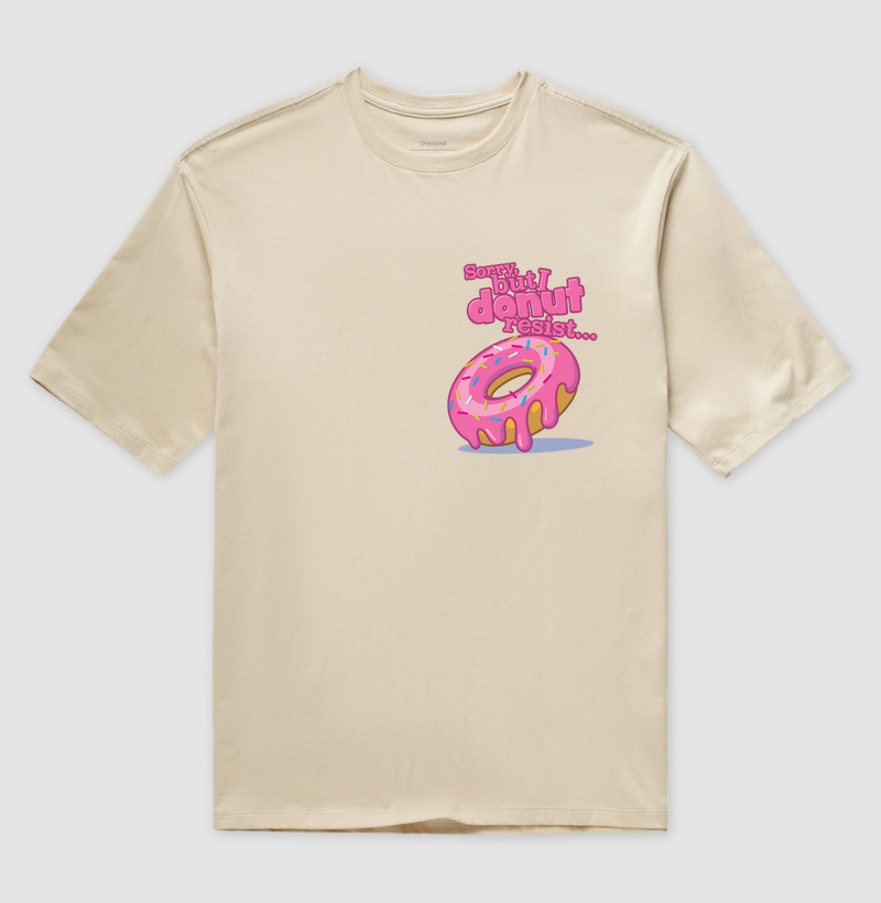 Camiseta Oversized DONUT resist!
