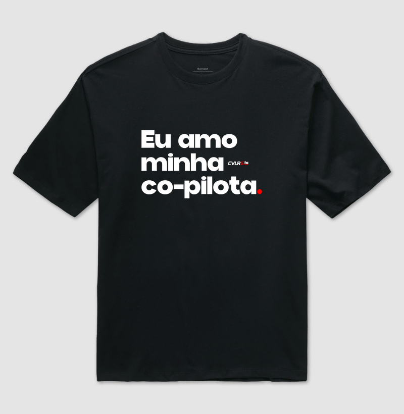 Eu amo minha co-pilota.