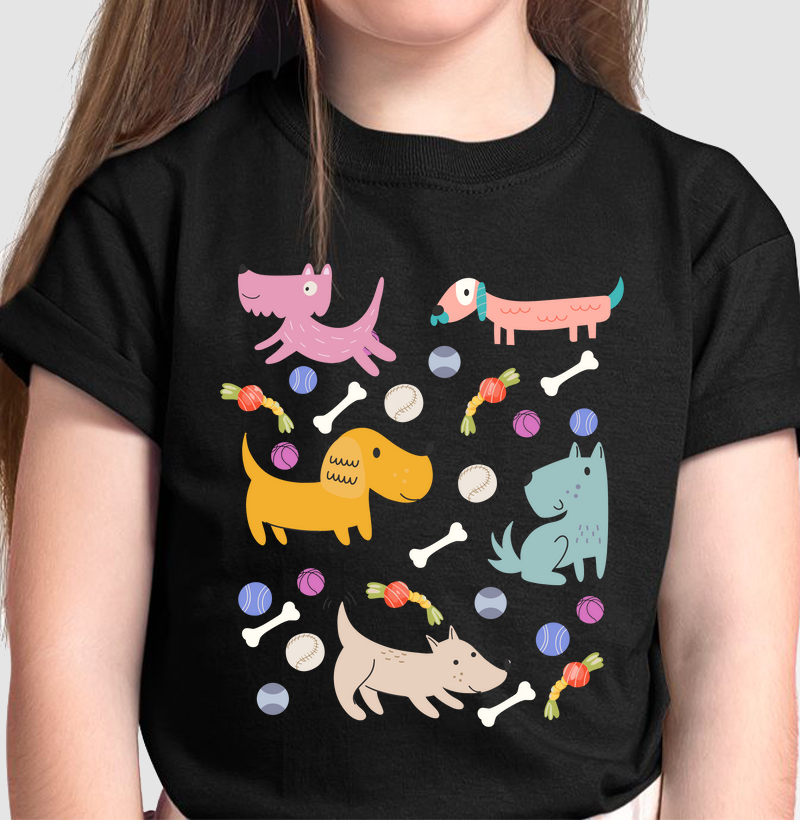 Camiseta Amamos bolinhas