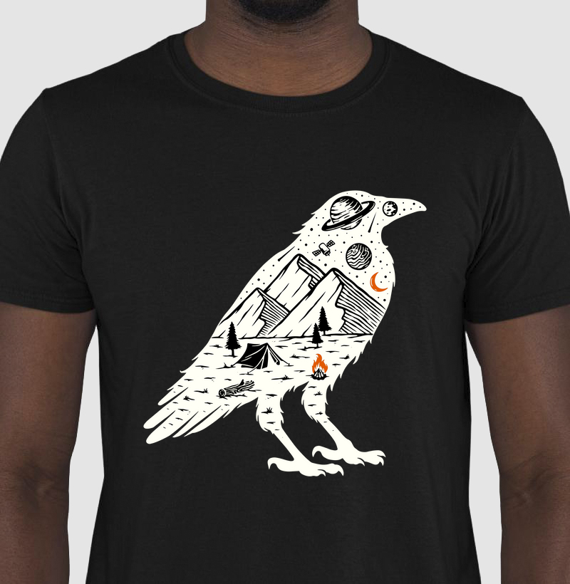 Camisa Corvo Branco