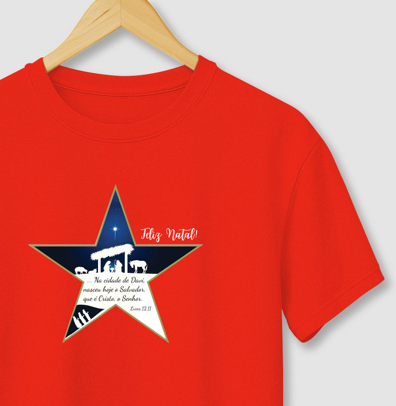 CAMISETA ESTRELA DE NATAL