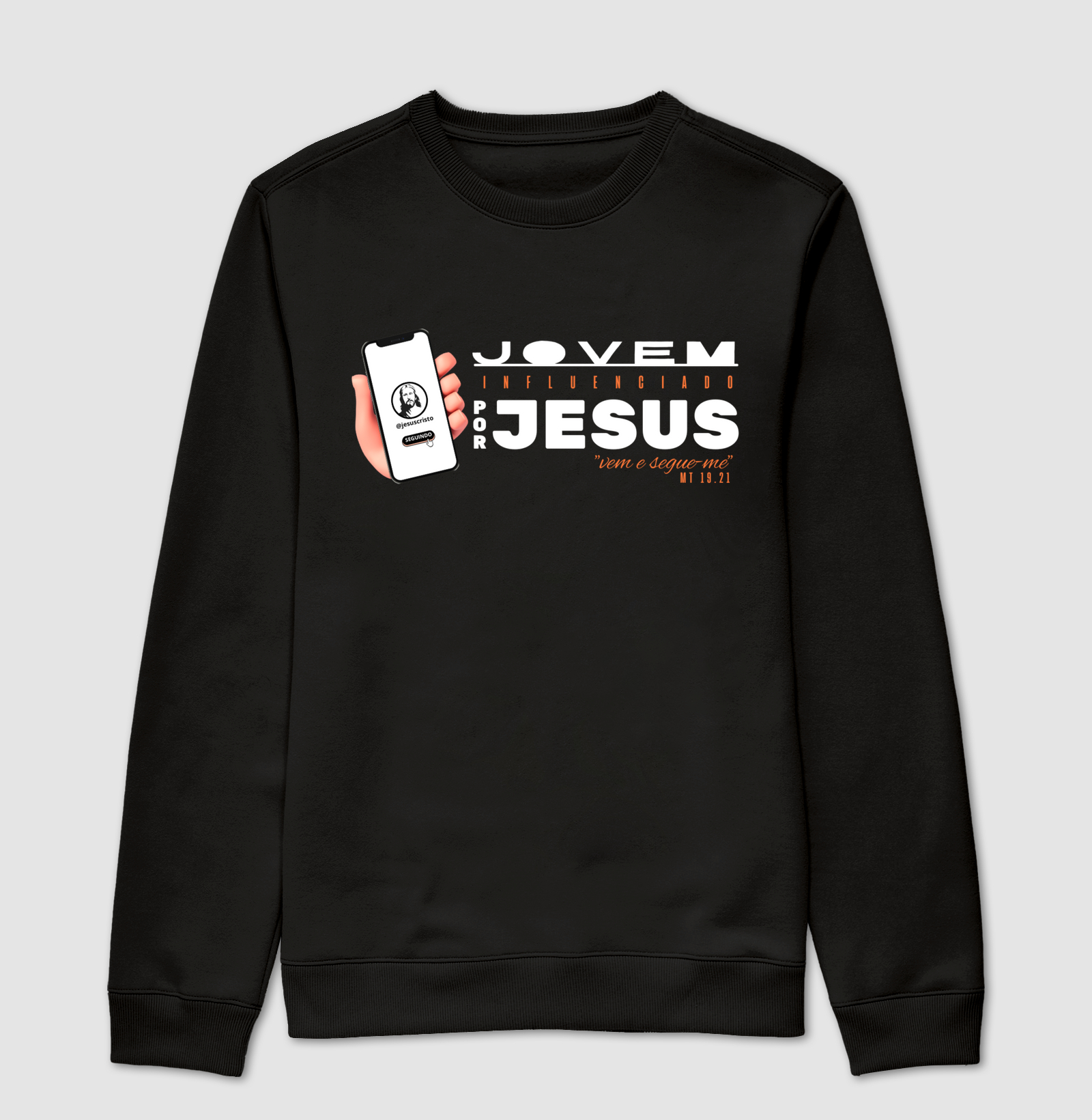 Jovem influenciado por Jesus