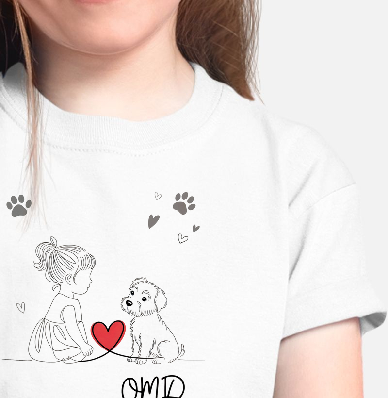 Camiseta Infantil Laços que Latem