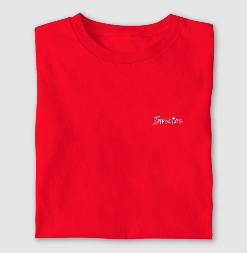 Camiseta Algodão Penteado - Invictas