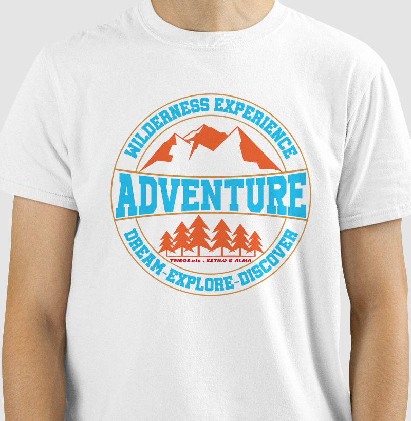 CAMISETA RESERVA.INK MASCULINA E FEMININA TRIBOS.etc ADVENTURE MOUNTAIN
