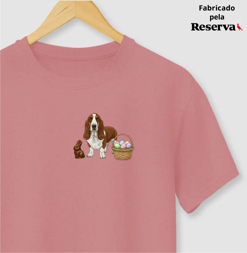 Basset Hound Marrom - Páscoa