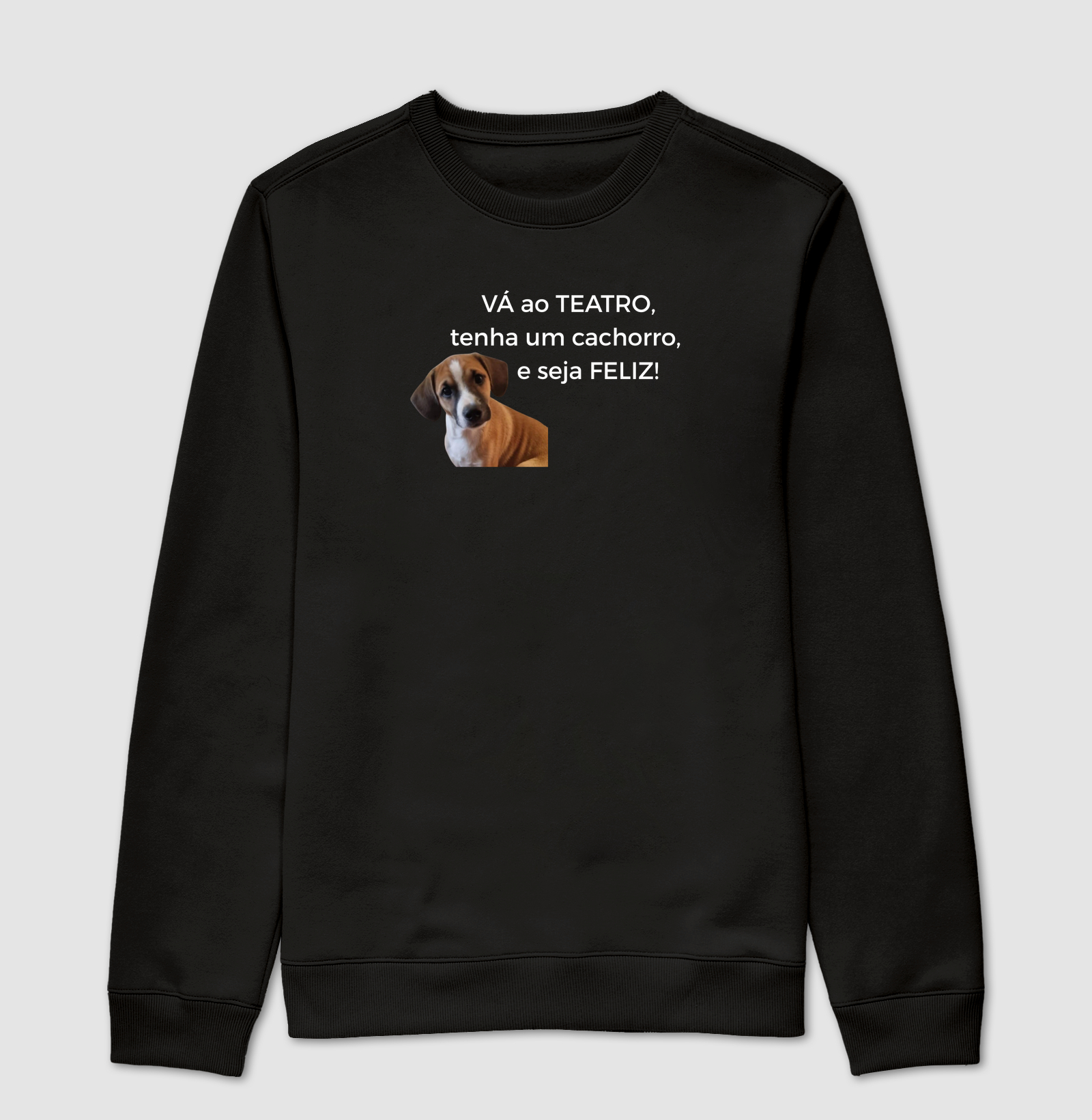 VÁ AO TEATRO, TENHA UM CACHORRO, E SEJA FELIZ!