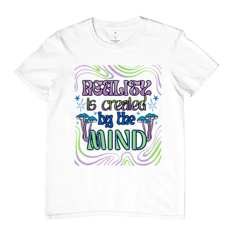 Camiseta T-Shirt Created Mind Colorida - Várias Cores